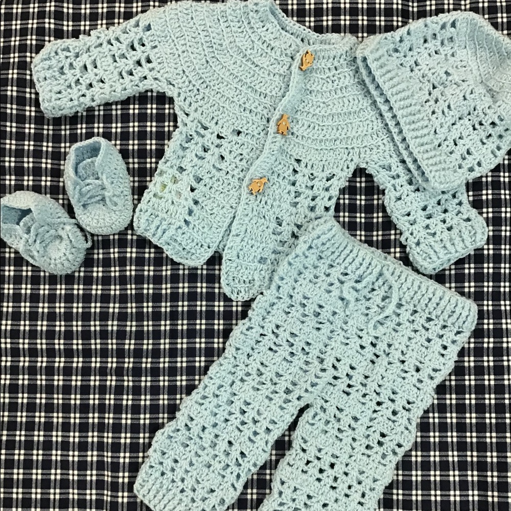 Handmade Baby Clothes Set of 4